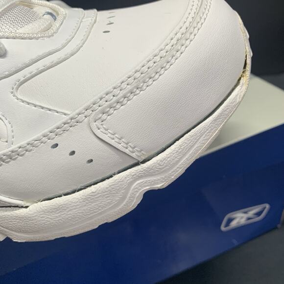 Reebok Women’s Walking Shoes Gratify Ultra Size 8.5 Wide White Leather Shoes - Picture 4 of 14